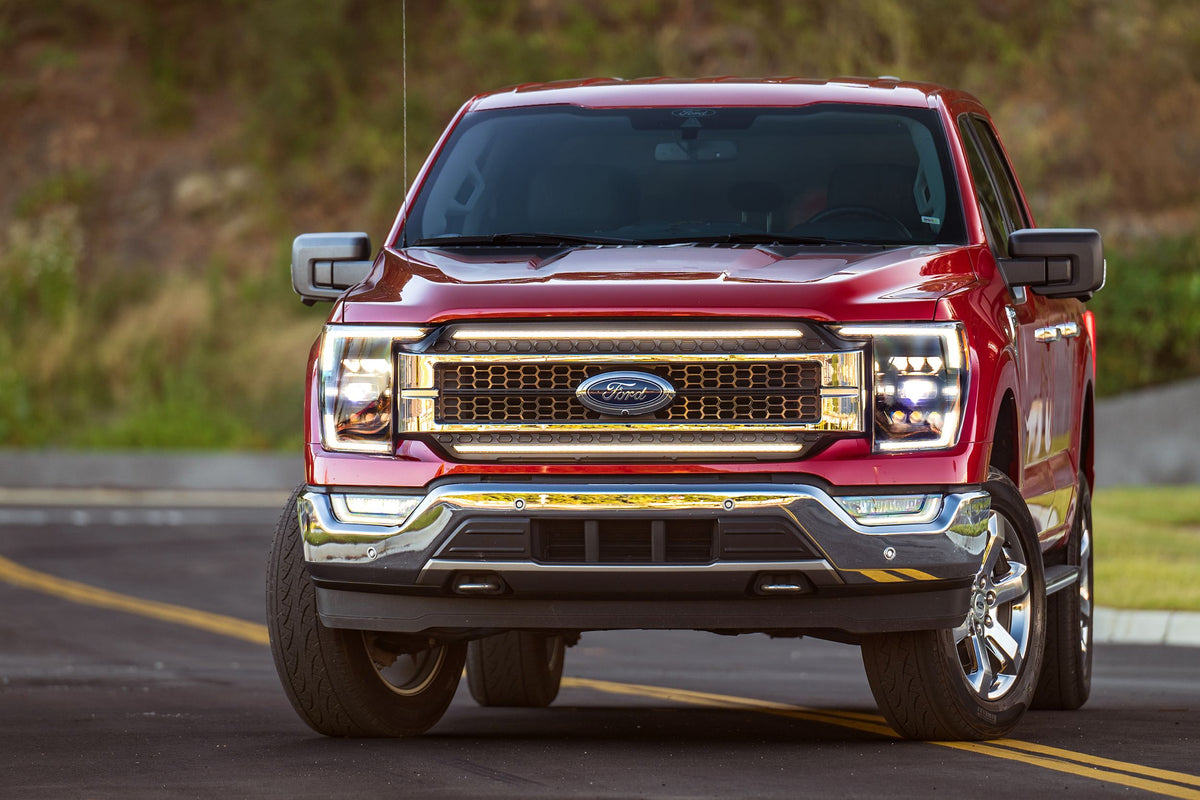 XBG LED Grille: Ford F-150 (21-23 / Chrome / White DRL) - Grilles (Image 6 of 6)