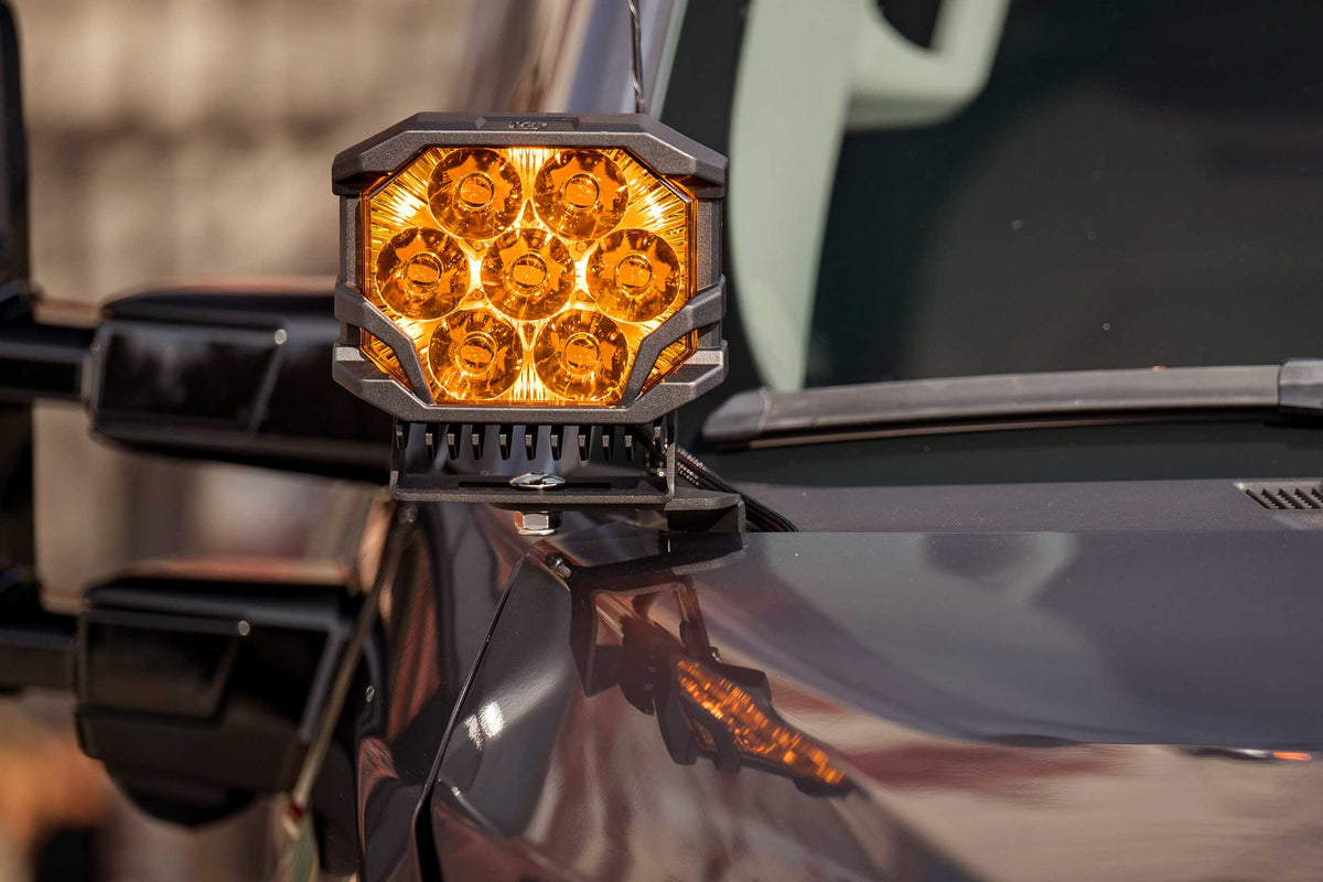 Morimoto BigBanger Ditch Light Kit: 09-18 Ram (HXB Yellow Combo Beam) - Off Road - Veh. Spec (Image 6 of 6)