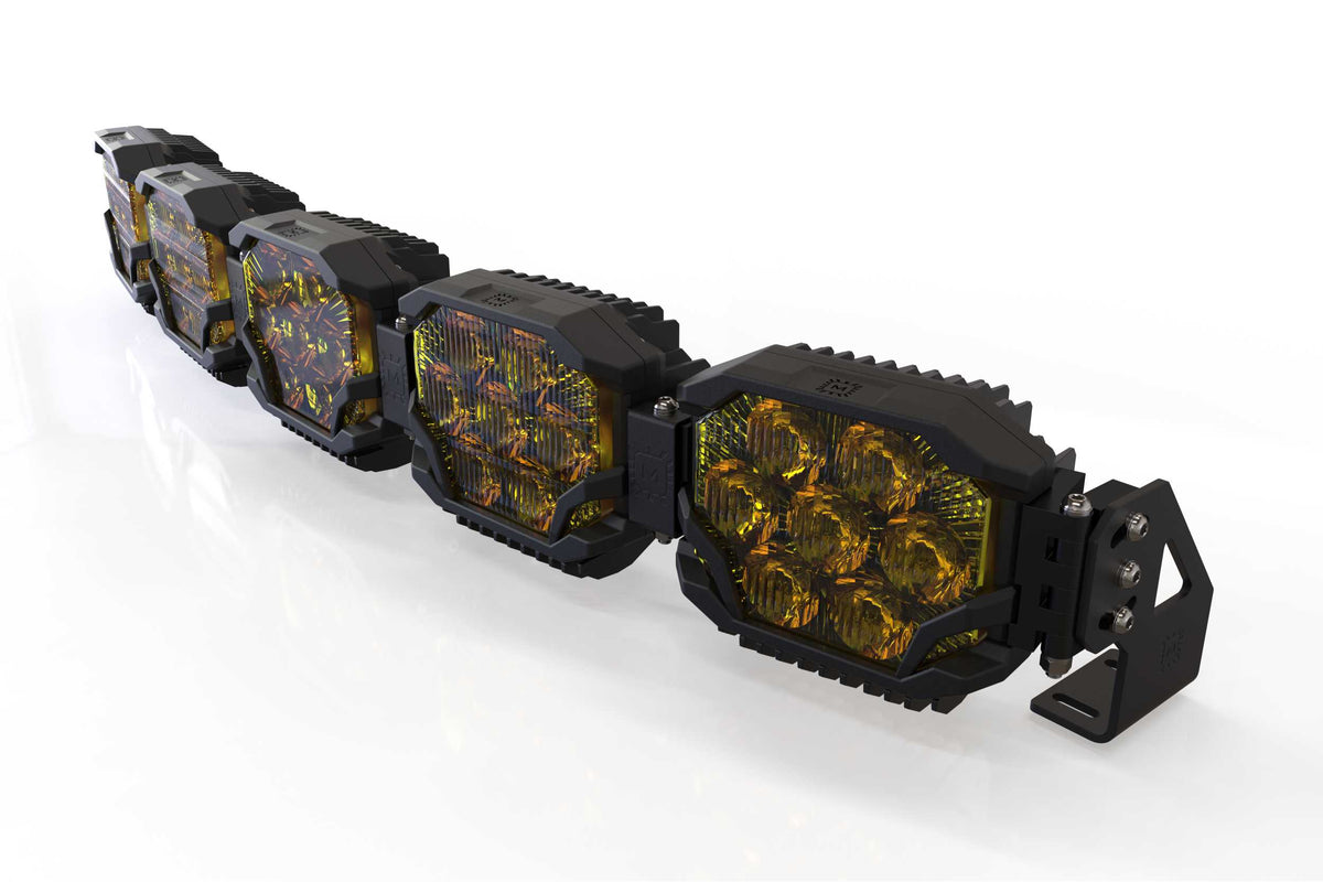Triple-Row BangerBar: (5 Pod / 36") (NCS Power - White/Yellow) - Off Road - Veh. Spec (Image 6 of 6)