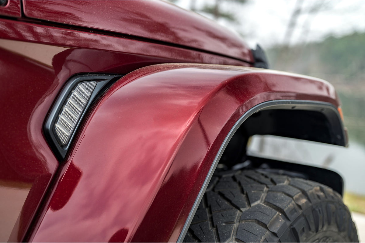 XB LED Side Markers: Jeep JL / JT (18+ / Side Vent / Set) - DRL & Signals (Image 6 of 6)