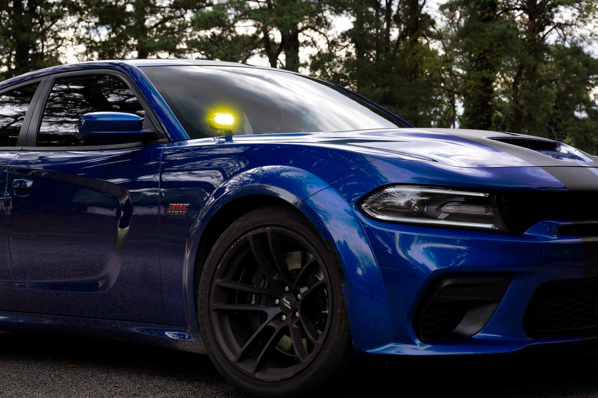 Morimoto Ditch Light Brackets: Charger (15-23 / Set) - Off Road - Veh. Spec (Image 6 of 6)