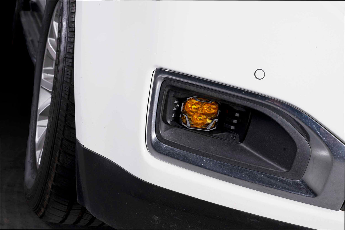 4Banger Fog Lights: GMC Yukon (10-20) (HXB Yellow SAE Wide Beam) - Off Road - Veh. Spec (Image 6 of 6)