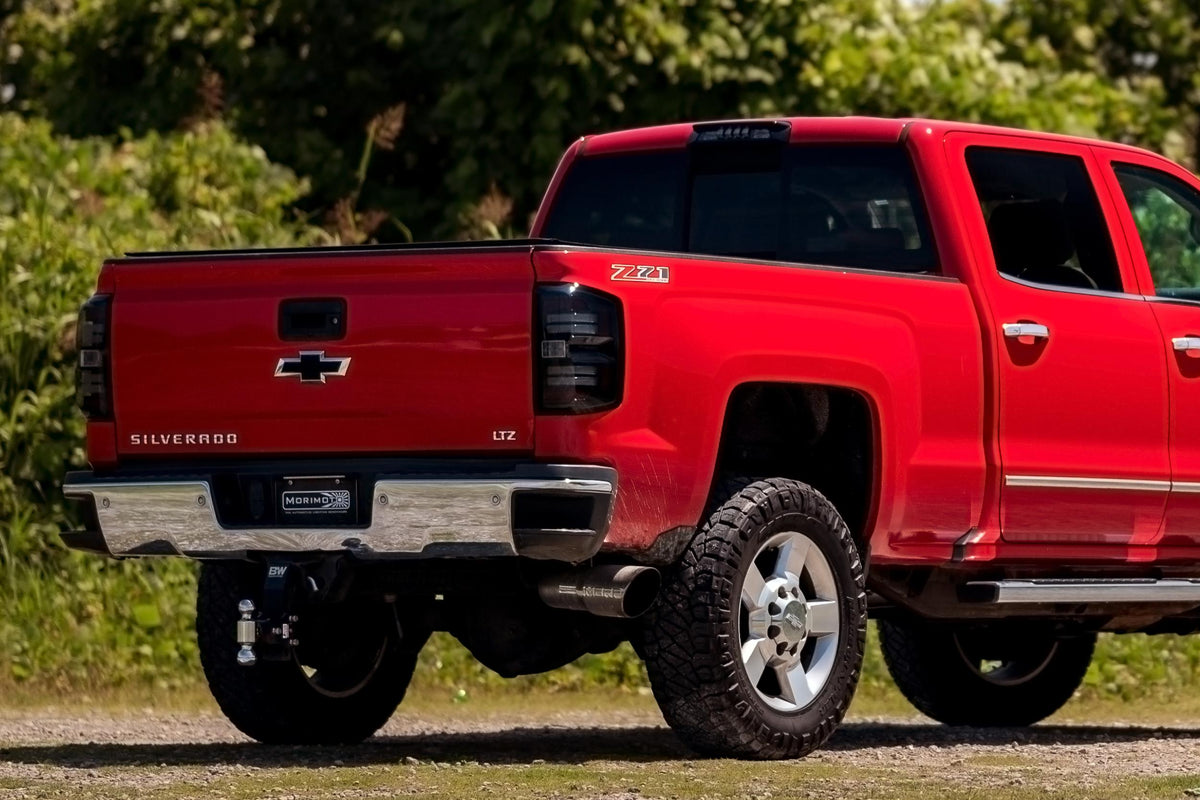 15-19 Silverado HD Heads Chrome Bezel and Smoked Tails OE LED Tails - Kits (Image 3 of 3)