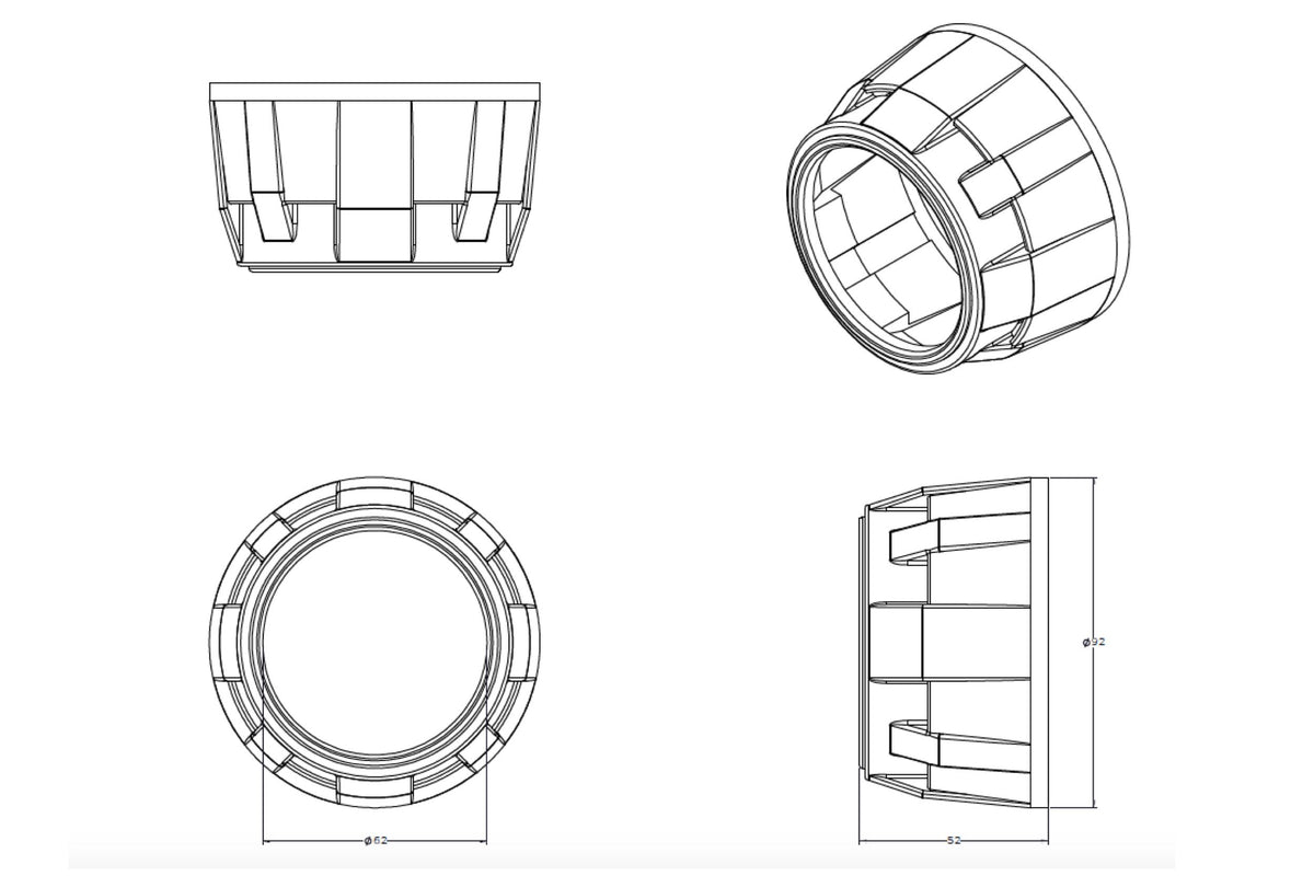 Mini Gatling Gun Projector Shroud - Shrouds (Image 6 of 6)