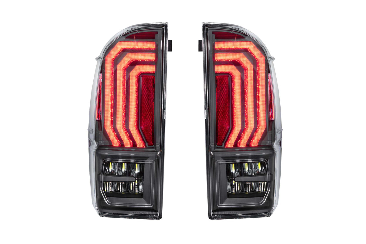 XB LED Tail Lights: Toyota Tacoma (16-23 / Clear Lens / Set) - Tail Lights (Image 6 of 6)