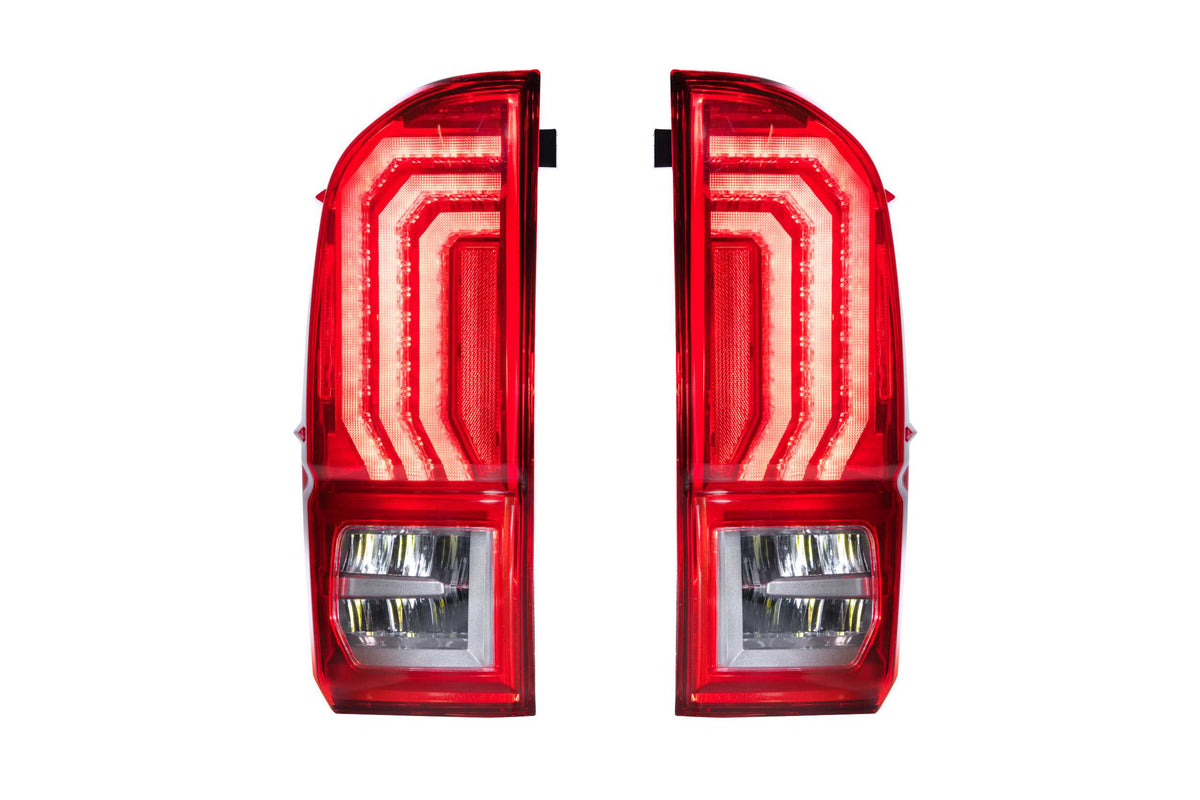 XB LED Tail Lights: Toyota Tacoma (16-23 / Red Lens / Set) - Tail Lights (Image 6 of 6)