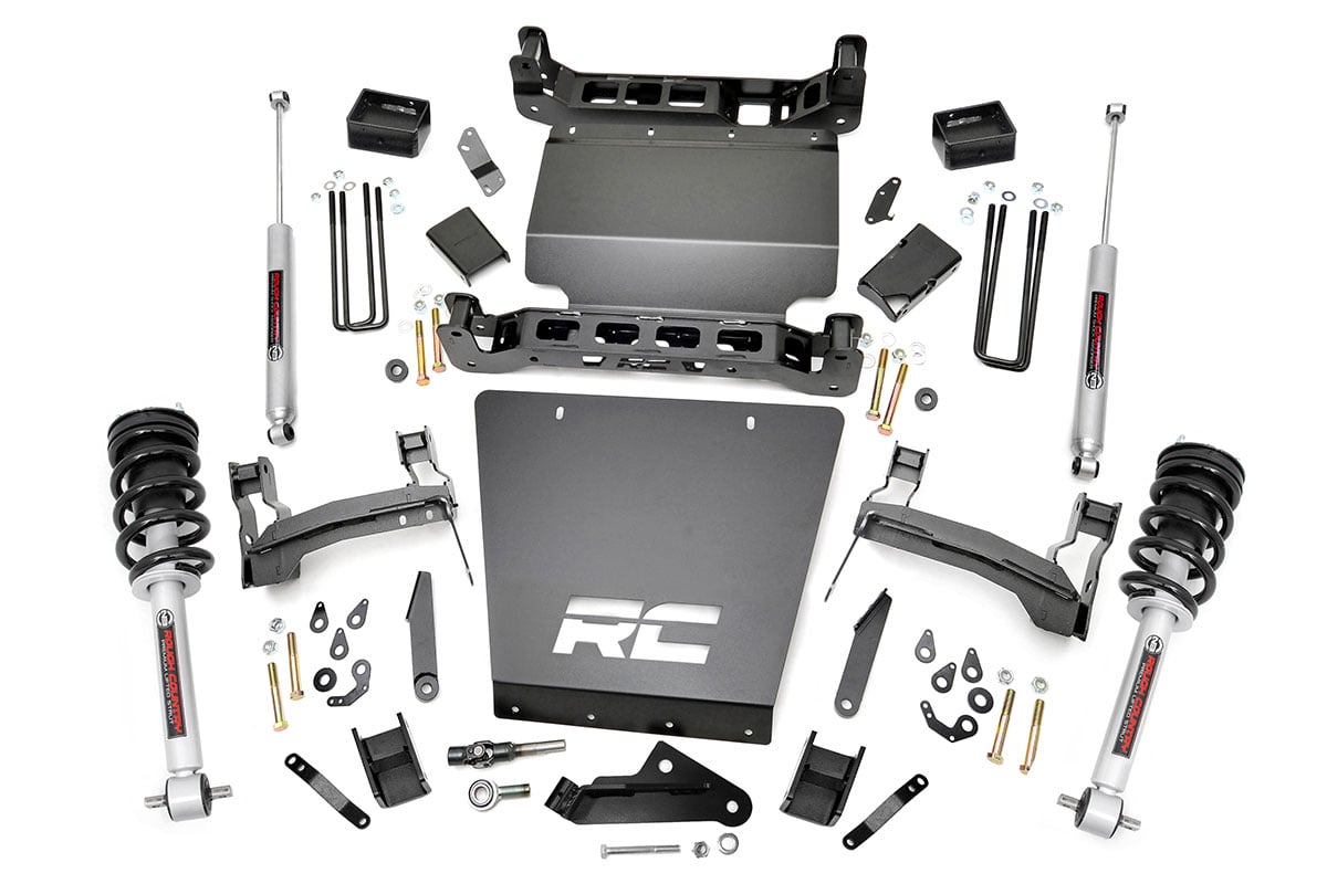 Rough Country 29133 5 Inch Lift Kit | Bracket | N3 Struts | Chevy/GMC 1500 (14-18 & Classic) - Image 1