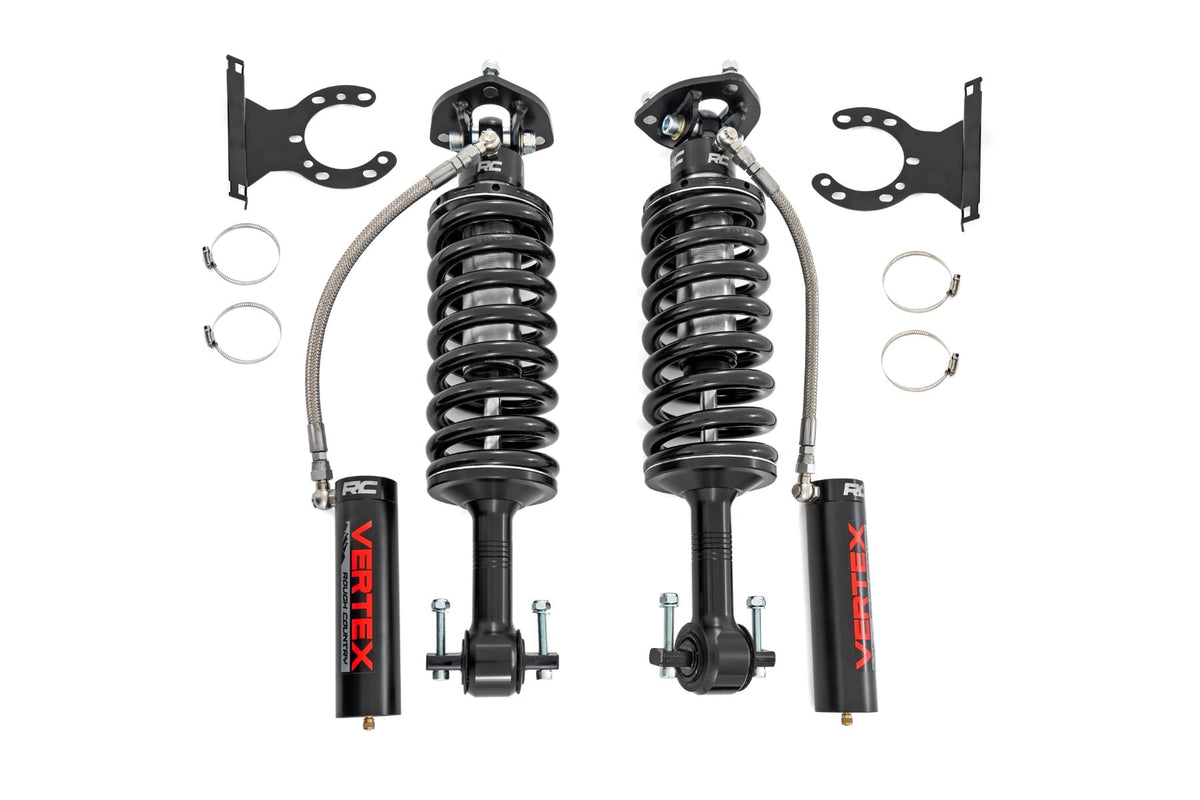 Rough Country 689012 Vertex 2.5 Remote Reservoir Leveling Coilovers | 2 Inch | Ford F-150 (14-26) - Image 1