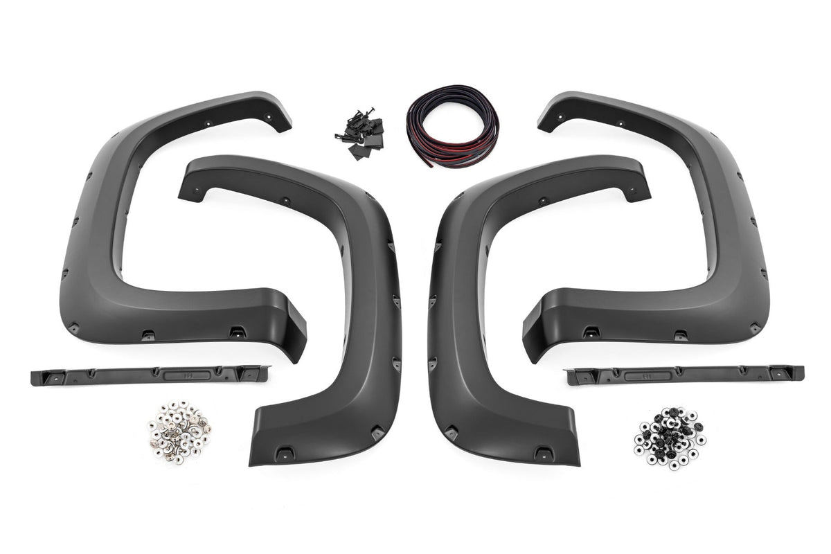 Pocket Fender Flares | G42 White Sands | Chevy Silverado 2500 HD/3500 HD (20-26) - Fender Flares