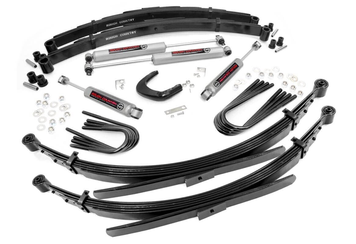 Rough Country 21030 6 Inch Lift Kit | 52 Inch RR Springs | Chevy/GMC 3/4-Ton Suburban/C25/K25 Truck (77-87) - Image 1