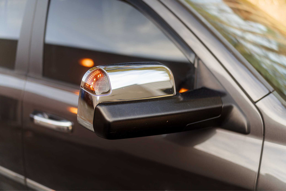 XB LED Mirror Lights: Dodge Ram (09-18 / Top Corner / Set) - DRL & Signals (Image 6 of 6)