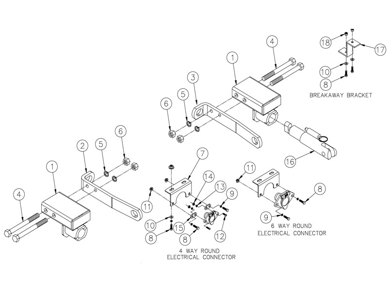 Blue Ox BX1676 0714 ESCALADE/SUBURBAN 1500/YUKON/YUKON XL 1500/TAHOE/0713 AVALANCHE BASEPLATE - Image 5