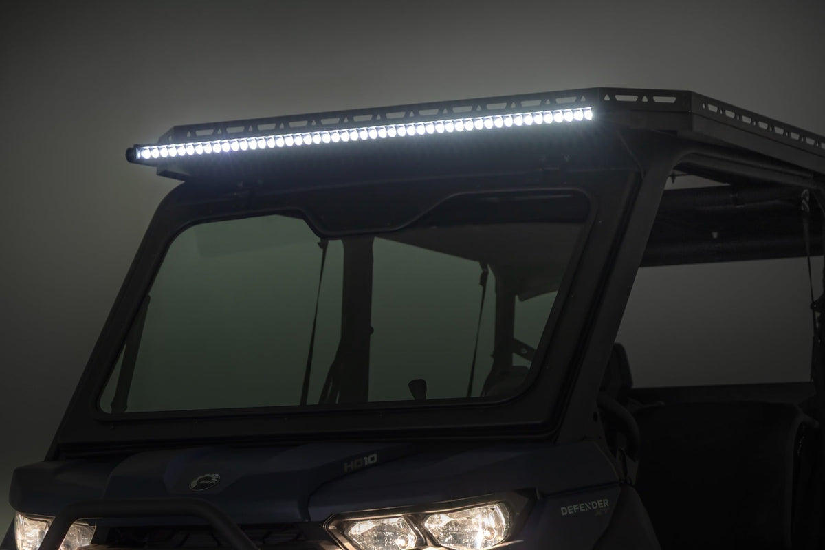 Rough Country 97097 LED Light | Deck Roof | 50" Spectrum Single Row | Can-Am Defender MAX HD10 - Studio View 6