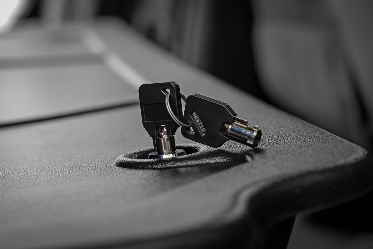 Rough Country RC0994 Under Seat Storage with Locking Lid | Double Cab | Chevy/GMC 1500/2500HD/3500HD (19-26) - Studio View 6