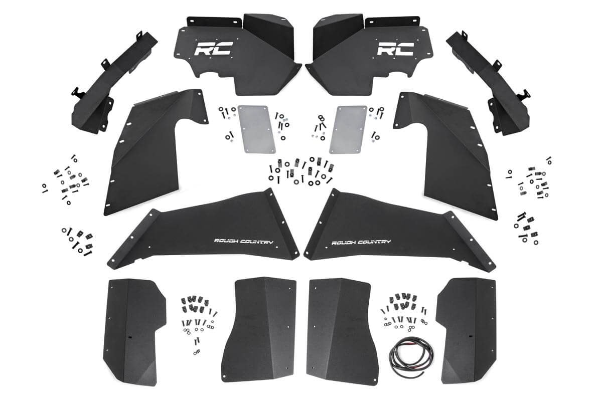 Rough Country 10511V Inner Fenders | FR & RR | Vertex | Jeep Wrangler JK/Wrangler Unlimited (07-18) - Image 1