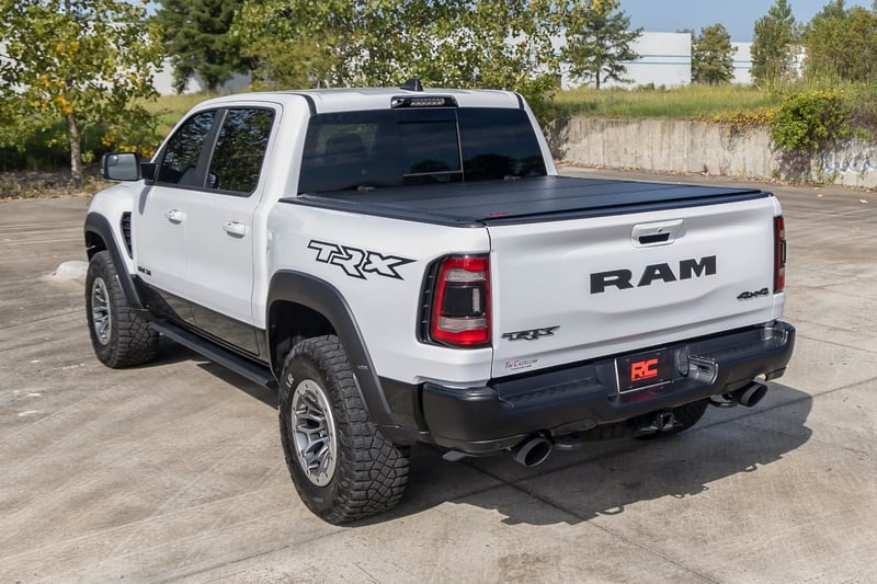 RC Hard Tri-Fold Flip Up Bed Cover | 6'4" | Ram 1500 (19-26)/1500 TRX (21-24) (manufacturer page)
