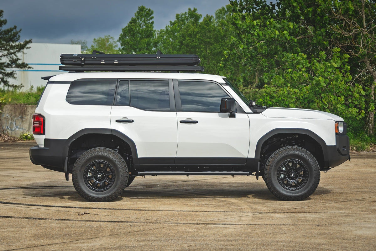 Rough Country 41014 BA2 Running Boards | Side Step Bars | Toyota Land Cruiser 4WD (2024-2026) - Studio View 6