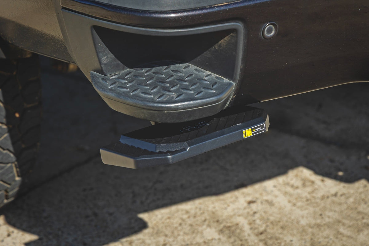 Rough Country PW059391 Retractable Bed Step | Manual Pull | Chevy/GMC 2500HD/3500HD (15-19) - Studio View 6