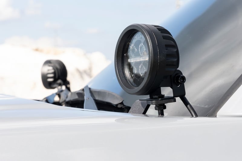 RC LED Light Kit | Ditch Mount | 2" Black Pair | Spot | Toyota Tacoma (16-23) (manufacturer page)