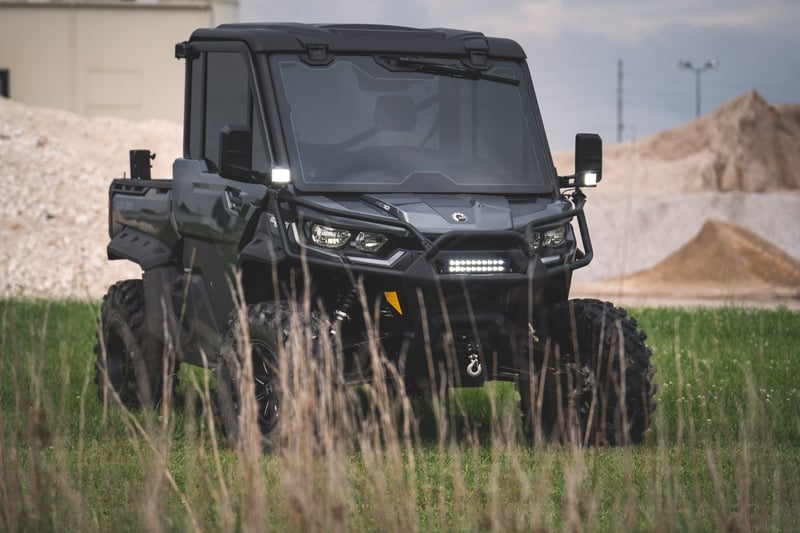 RC M1 Front Coil Over Shocks | Ride Height Adjust | Can-Am Defender MAX HD10/PRO HD10 (manufacturer page)