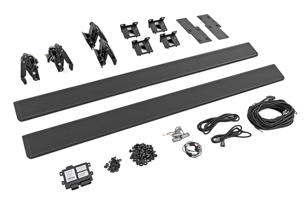 Rough Country ESR71520 Power Running Boards | HT-Series | Crew Cab | Ford F-150/Lightning/F-250/F-350/Raptor (15-26) - Studio View 6