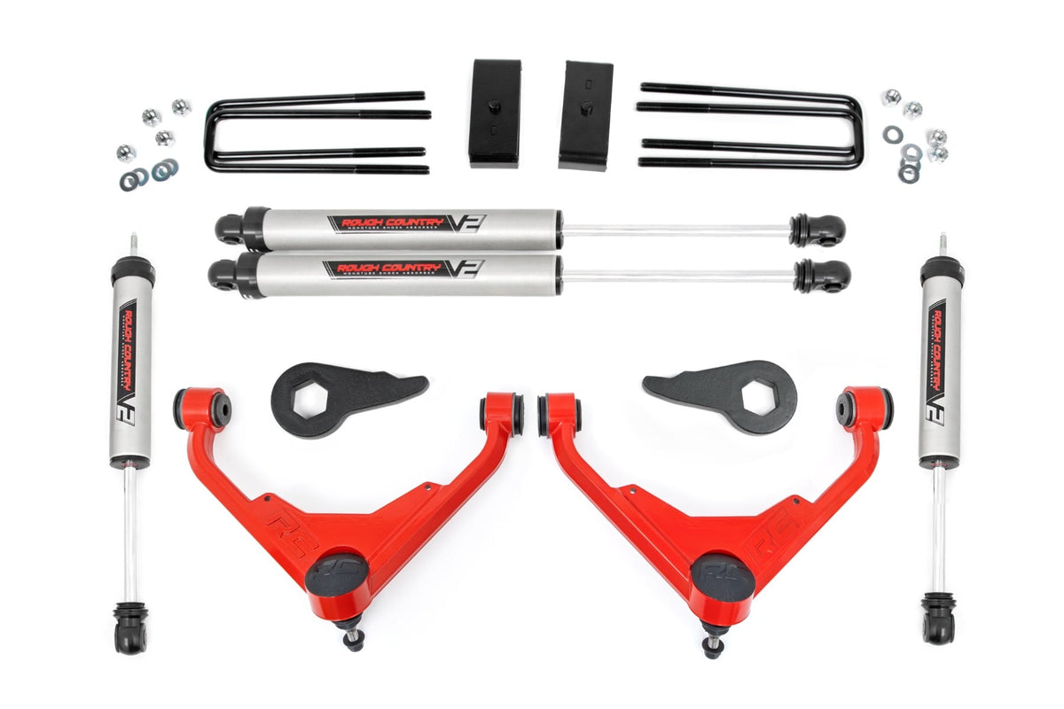 3 Inch Lift Kit | FT Code | V2 | Chevy/GMC 2500HD/3500HD/Suburban 2500/Yukon XL 2500 (01-10) - Susp Lift Kits 4wd