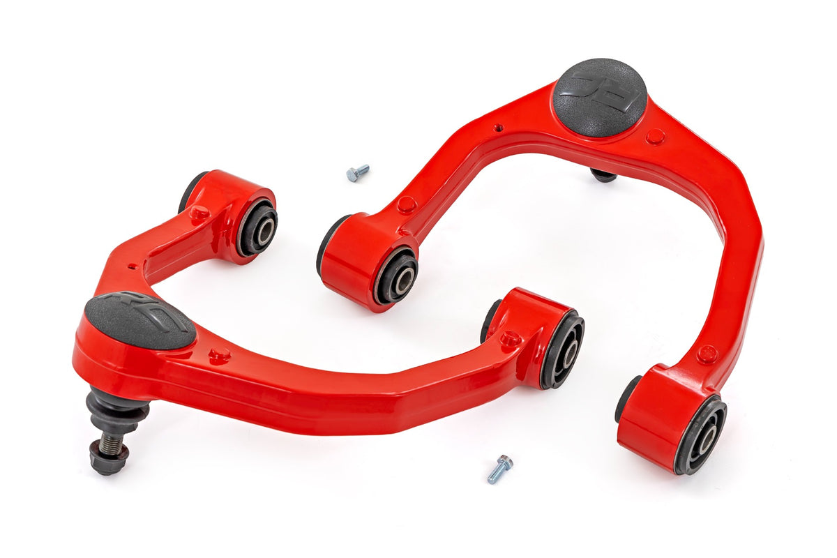 Rough Country 74401RED Red Forged Upper Control Arms | OE Upgrade | Toyota 4Runner (10-24)/Tacoma (05-23) - Image 1