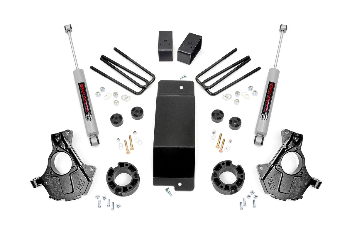 RC 3.5 Inch Lift Kit | Cast Steel LCA | M1 Strut | Chevy/GMC 1500 (07-13) (manufacturer page)