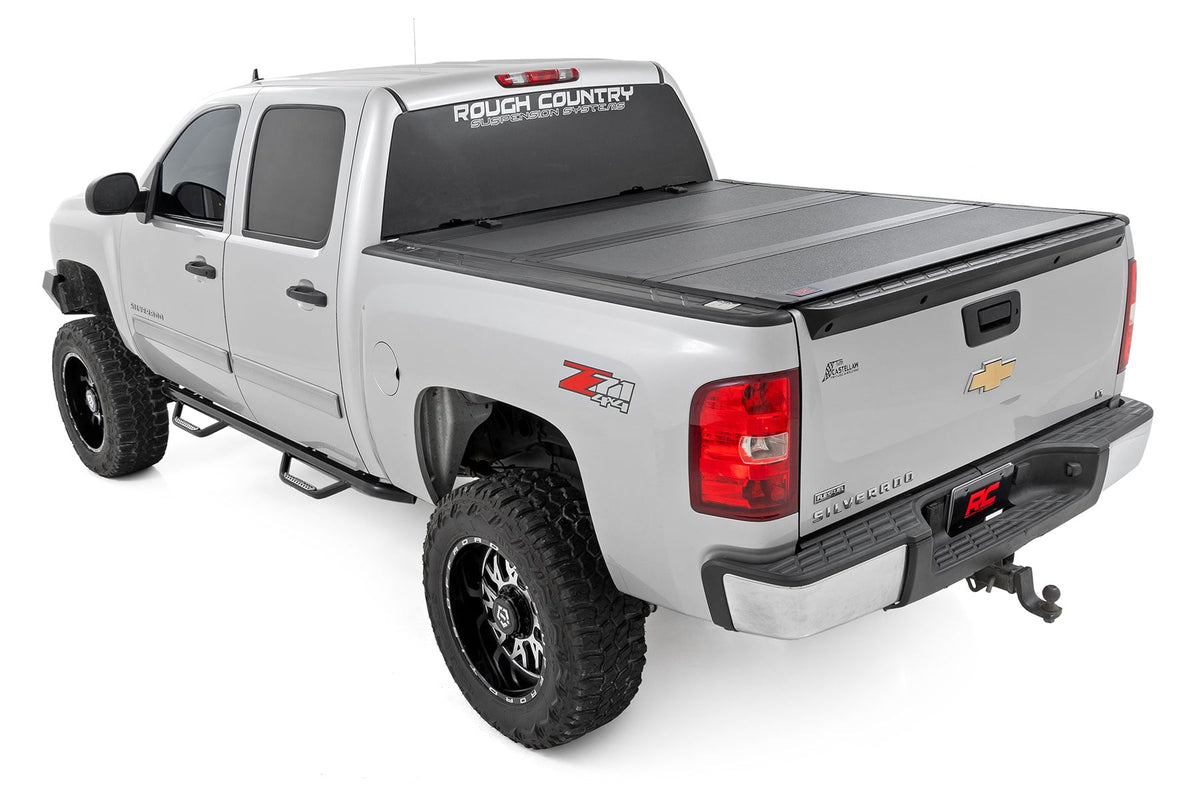 Hard Tri-Fold Flip Up Bed Cover | 5'9" Bed | Chevy/GMC 1500 (07-13) - Bed Covers (Image 5 of 6)