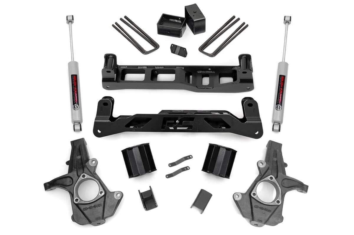 RC 5 Inch Lift Kit | Alum/Stamp Steel | Chevy/GMC 1500 (14-18 & Classic) (manufacturer page)