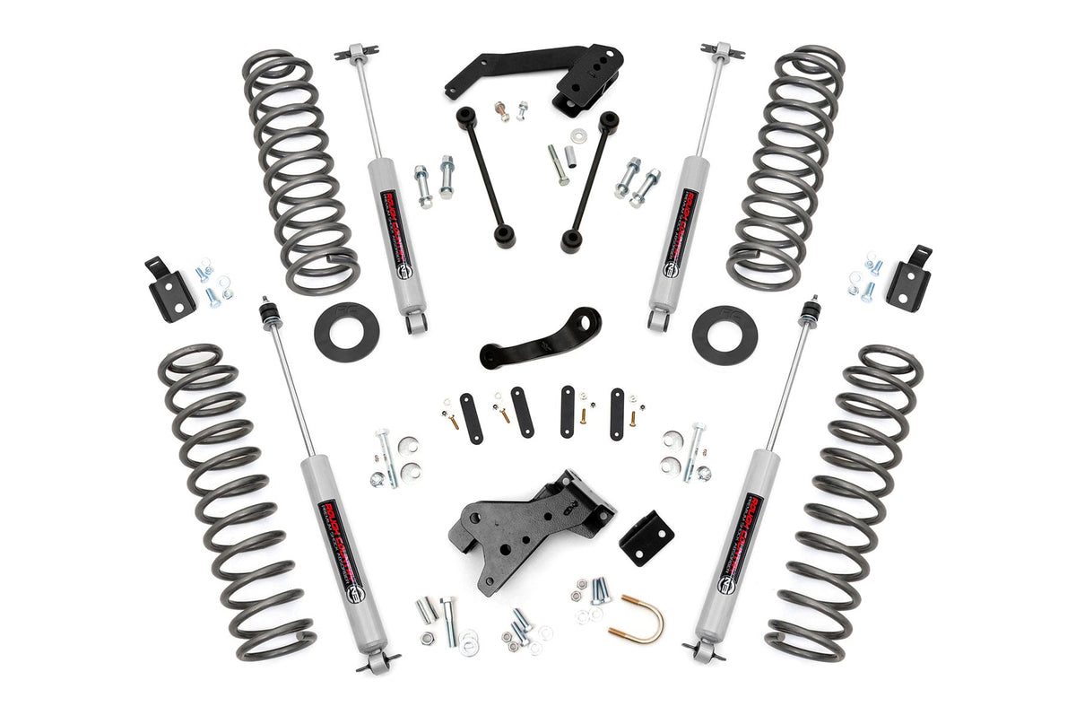 RC 4 Inch Lift Kit | M1R | Jeep Wrangler Unlimited 2WD/4WD (2007-2018) (manufacturer page)
