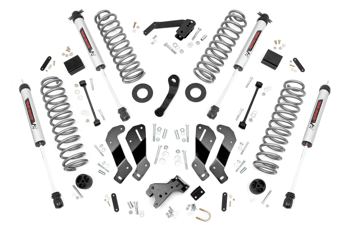 Rough Country 69470 3.5 Inch Lift Kit | V2 | Jeep Wrangler Unlimited 2WD/4WD (2007-2018) - Image 1