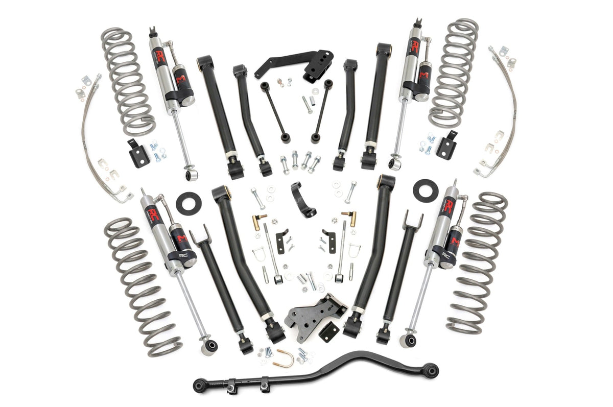 Rough Country 68344 6 Inch Lift Kit | M1R | Jeep Wrangler Unlimited 2WD/4WD (2007-2018) - Studio View 1