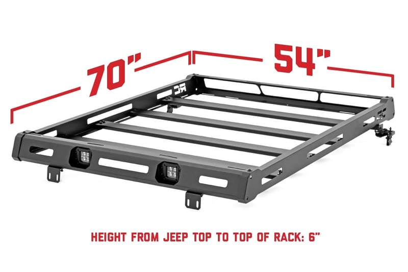 RC Roof Rack | Jeep Wrangler JL (18-26)/Wrangler Unlimited (18-26) 4WD (manufacturer page)