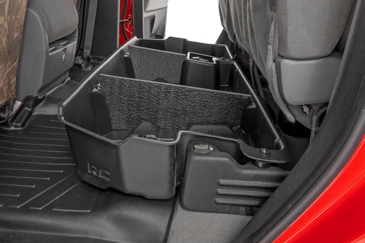 Under Seat Storage | Double Cab | Toyota Tundra 2WD/4WD (2007-2021) - Cargo Management (Image 1 of 6)