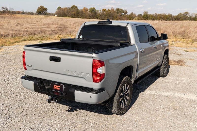 RC Hard Tri-Fold Flip Up Bed Cover | 5'7" Bed | Toyota Tundra 2WD/4WD (07-21) (manufacturer page)