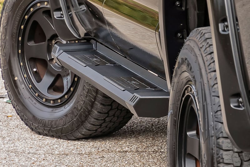 RC HD2 Aluminum Running Boards | Crewmax Cab | Toyota Tundra 2WD/4WD (2007-2021) (manufacturer page)