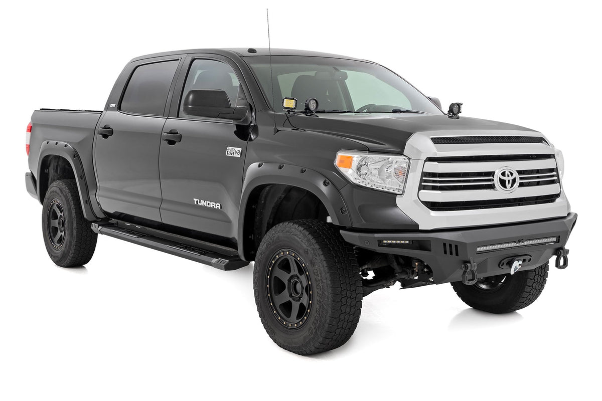 HD2 Aluminum Running Boards | Crewmax Cab | Toyota Tundra 2WD/4WD (2007-2021) - Steps & Runningboard (Image 2 of 6)