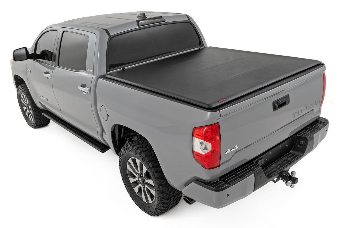 Soft Roll Up Bed Cover | 6'7 Bed | Toyota Tundra 2WD/4WD (2007-2021) - Bed Covers (Image 4 of 6)