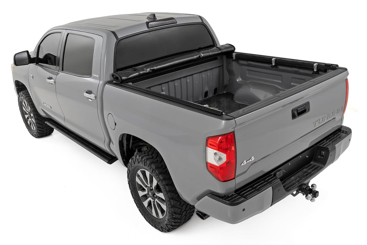 Soft Roll Up Bed Cover | 6'7 Bed | Toyota Tundra 2WD/4WD (2007-2021) - Bed Covers (Image 3 of 6)