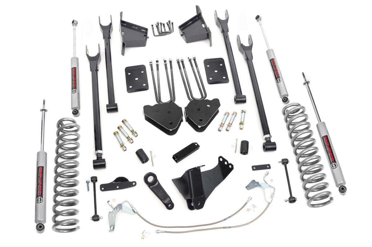 RC 8 Inch Lift Kit | 4 Link | Ford F-250/F-350 Super Duty 4WD (2008-2010) (manufacturer page)