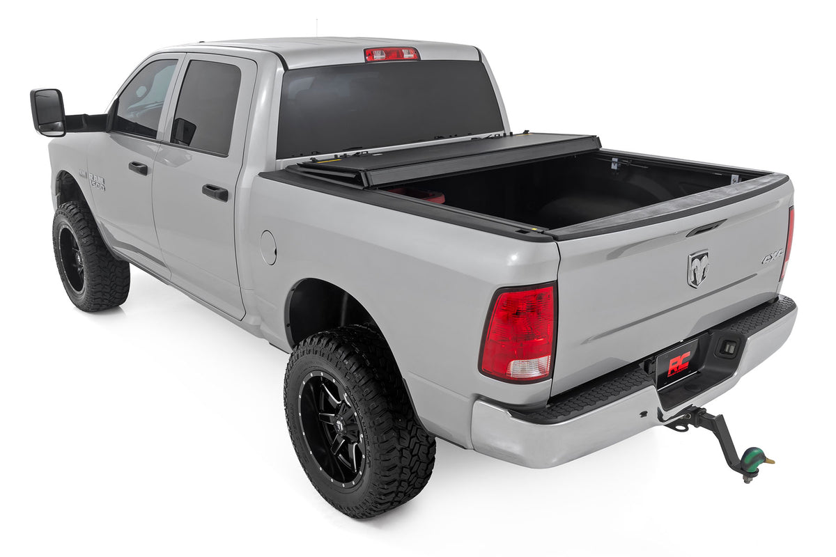 Hard Tri-Fold Flip Up Bed Cover | 6'4" Bed | Ram 1500/2500/3500 (10-26 & Classic) - Bed Covers (Image 5 of 6)