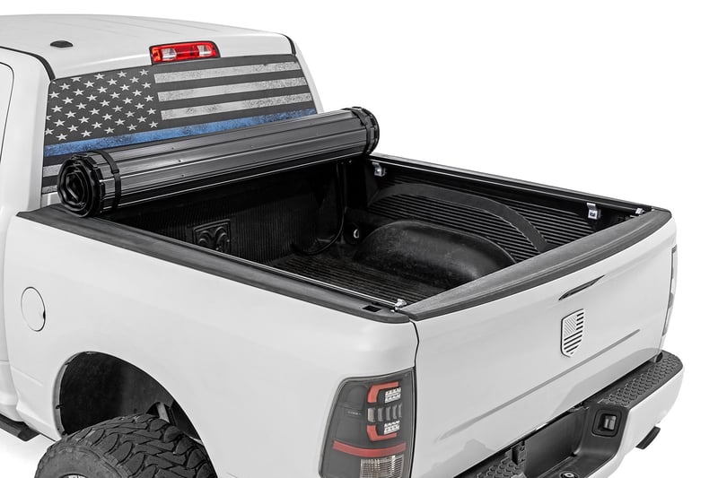 RC Hard Roll Up Bed Cover | 6'4" Bed | Ram 1500 (09-18)/2500 (09-26) (manufacturer page)