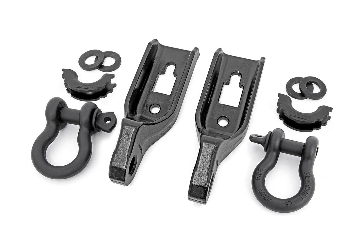 Tow Hook Brackets | D-Ring Combo | Ford F-150 2WD/4WD (2009-2026) - Winches & Acc (Image 1 of 6)