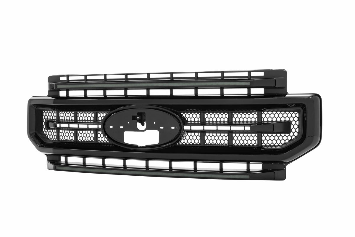 XBG LED Grille: Ford Super Duty (20-22 / Black / Amber DRL) - Grilles (Image 4 of 6)