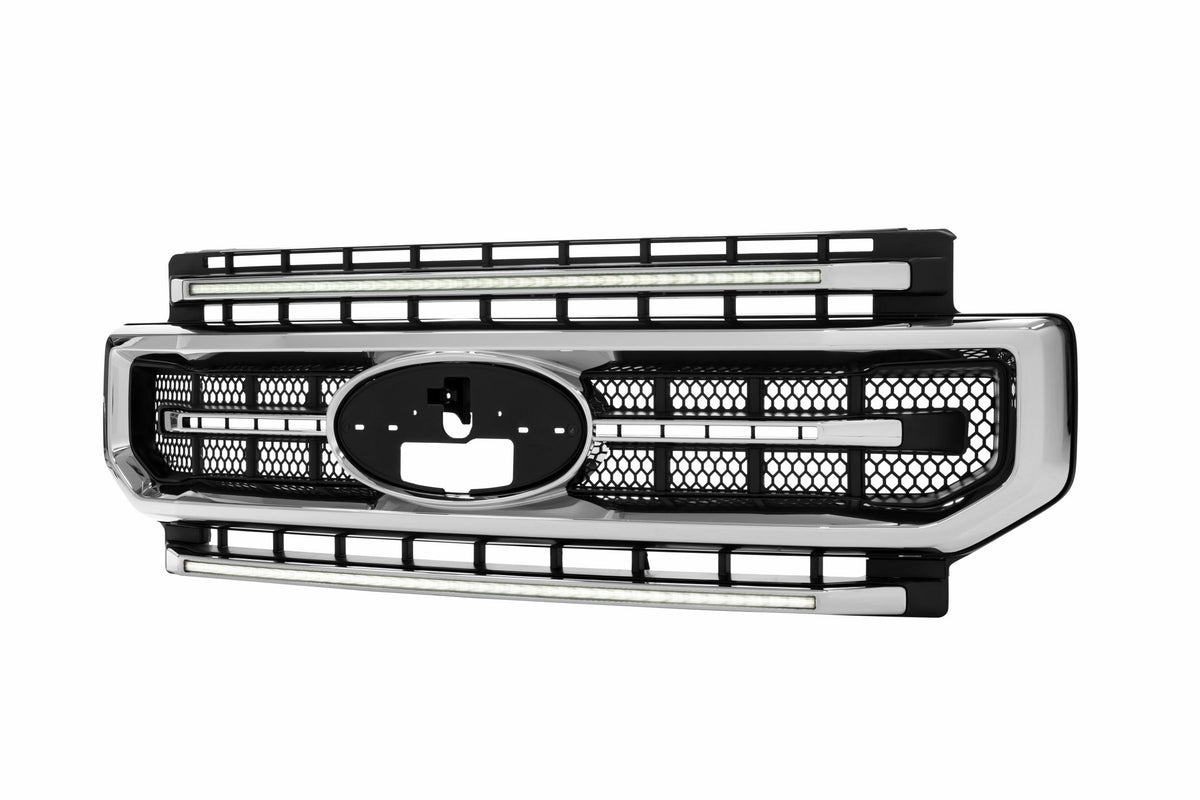 XBG LED Grille: Ford Super Duty (20-22 / Chrome / White DRL) - Grilles (Image 5 of 6)