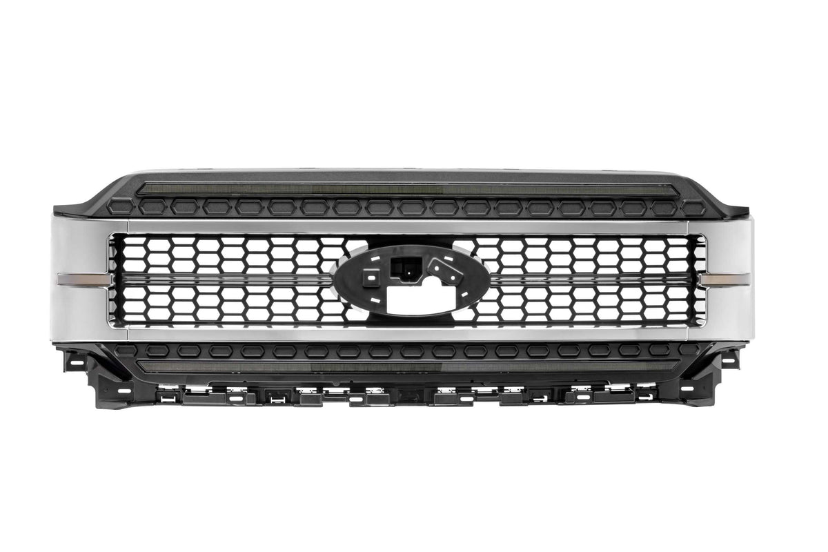 XBG LED Grille: Ford F-150 (21-23 / Chrome / White DRL) - Grilles (Image 1 of 6)