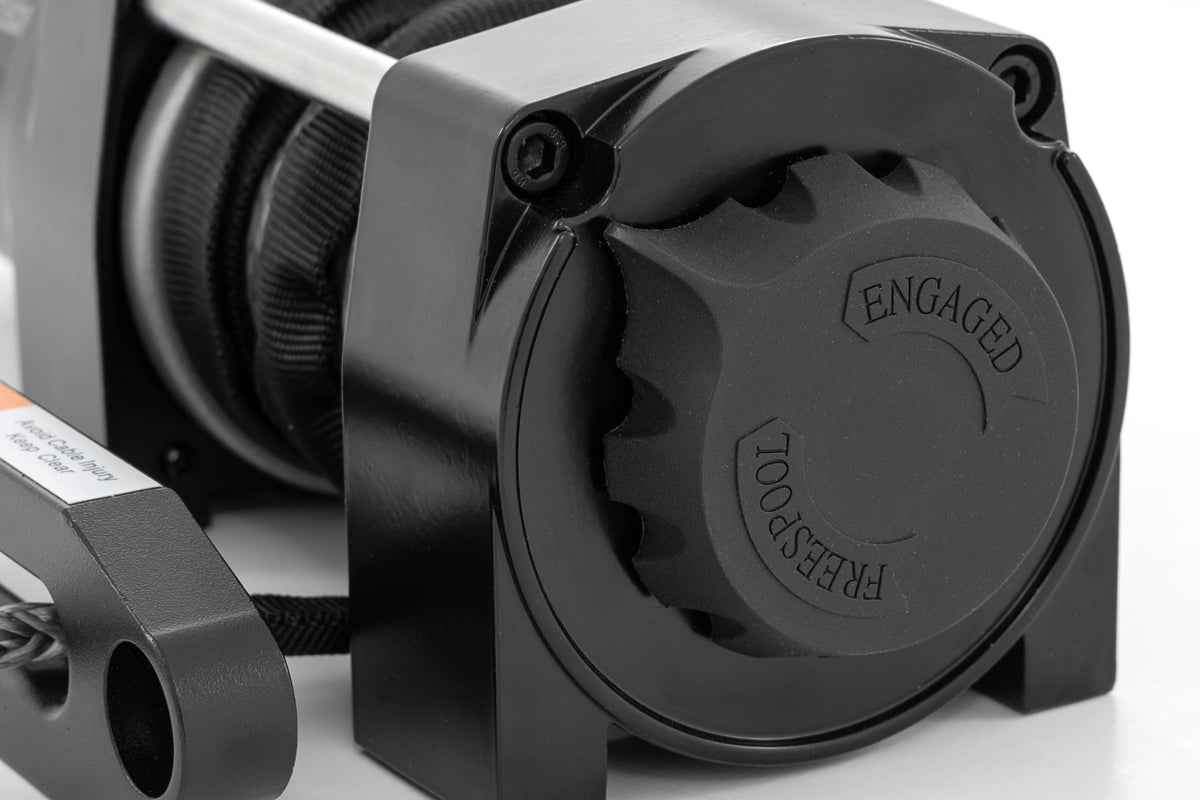 Rough Country RS1000S 1000-LB Winch | UTV | Synthetic Rope - Studio View 3