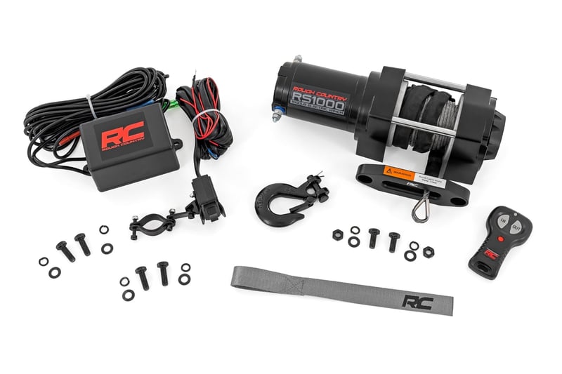 RC 1000-LB Winch | UTV | Synthetic Rope (manufacturer page)