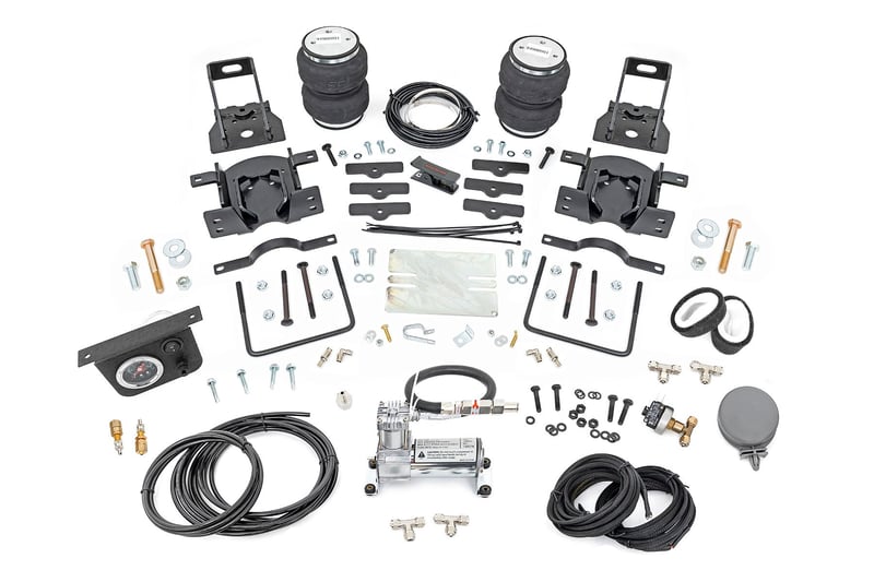 RC Air Spring Kit w/compressor | Wireless Controller | 3-6" Lifts | Ford F-250/F-350 Super Duty (05-16) (manufacturer page)